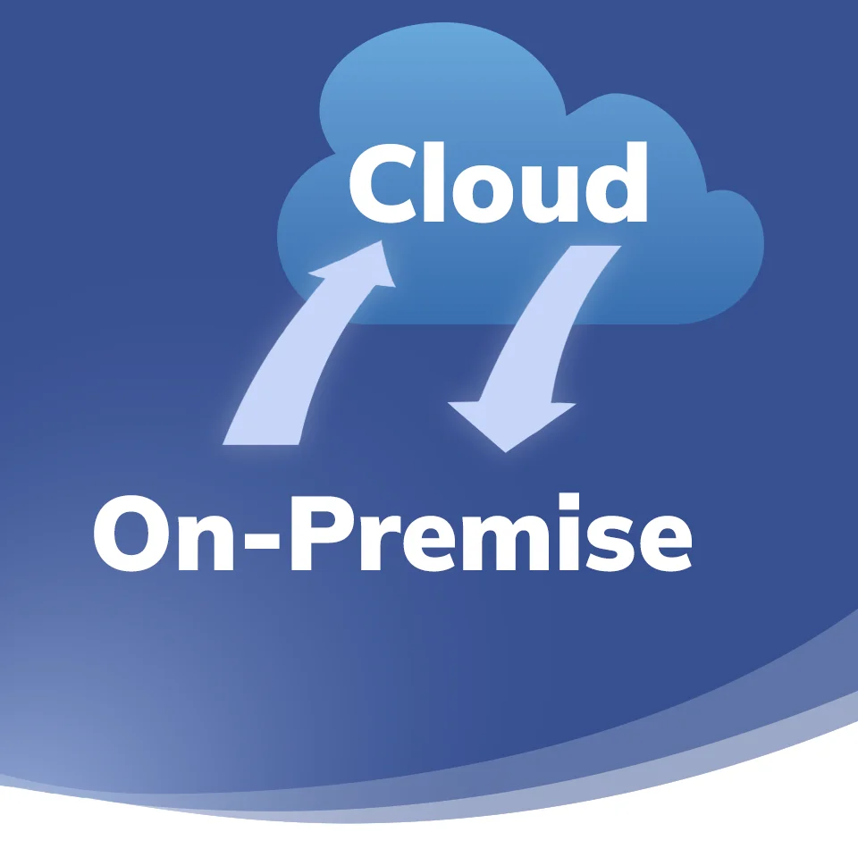 Graphique bleu avec nuage
